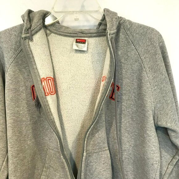 Nike Youth Sweatshirt Oregon State Beavers Hooded Sz XL in Gray Embroidered Logo - Picture 13 of 16